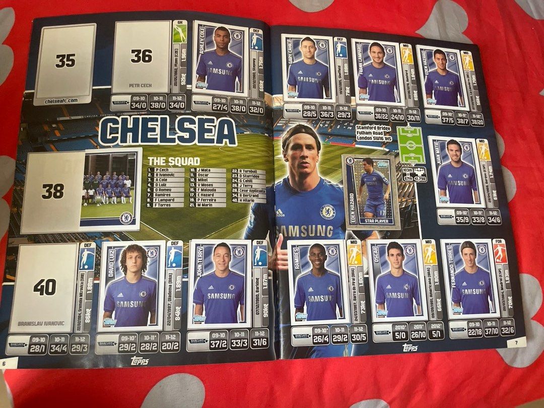 Topps Premier League 2012/2013 Sticker Collection, Hobbies & Toys, Toys ...