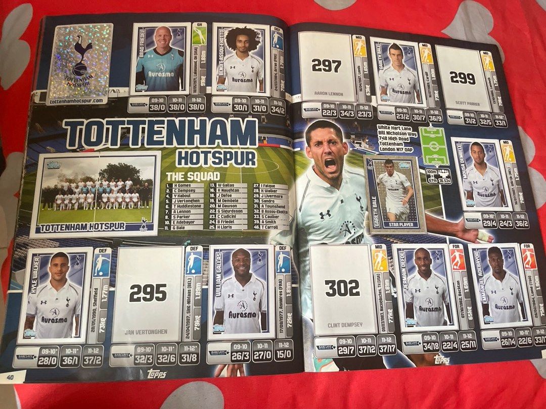 Topps Premier League 2012/2013 Sticker Collection, Hobbies & Toys, Toys ...