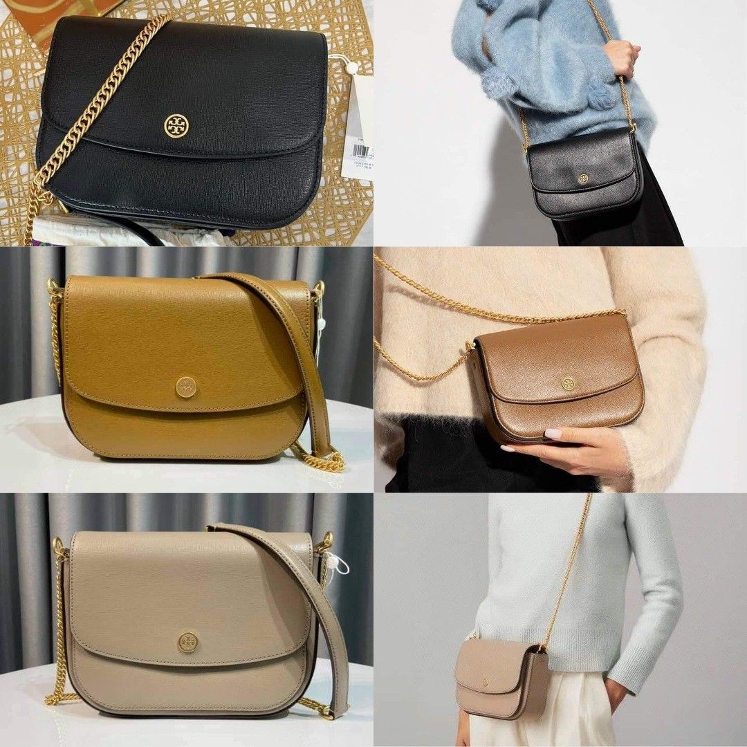 Tory Burch Robinson Mini Shoulder Bag (Black), Women's Fashion, Bags &  Wallets, Cross-body Bags on Carousell