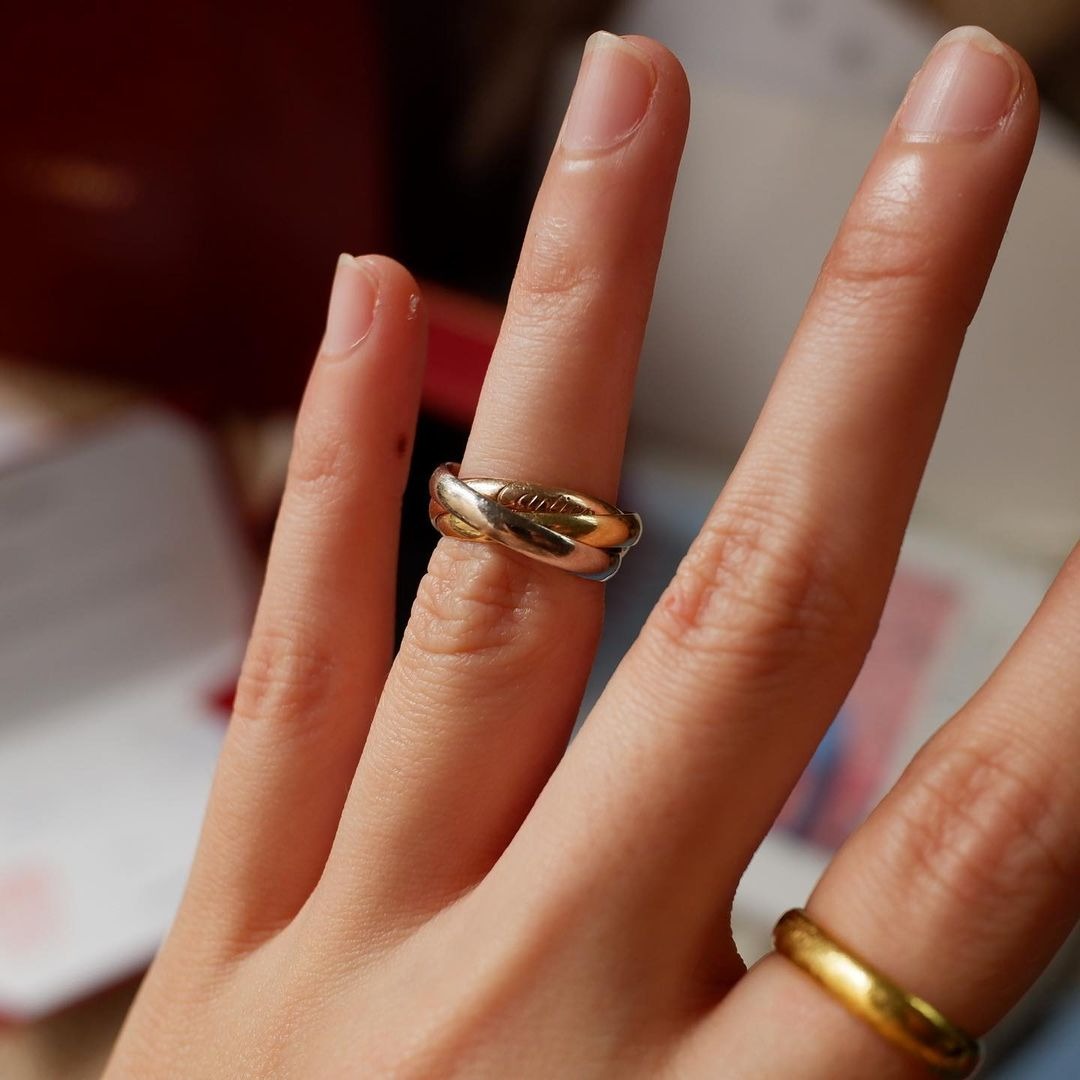 trinity ring size 48 with box and cards Luxury Accessories on