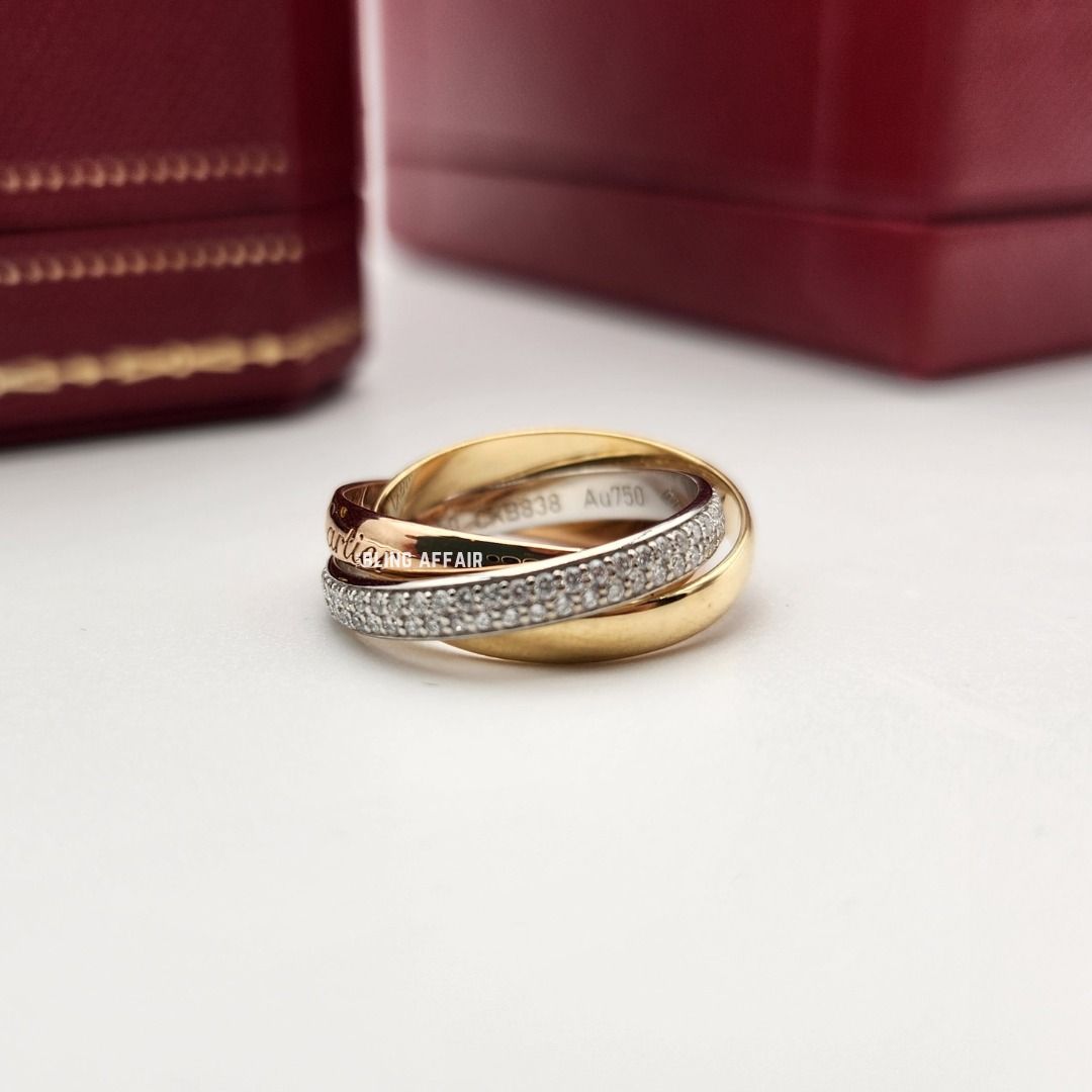 Cartier trinity cheap wedding ring