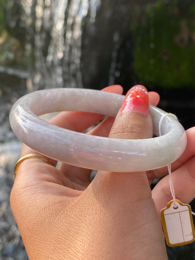 Lavender clearance jadeite bangle