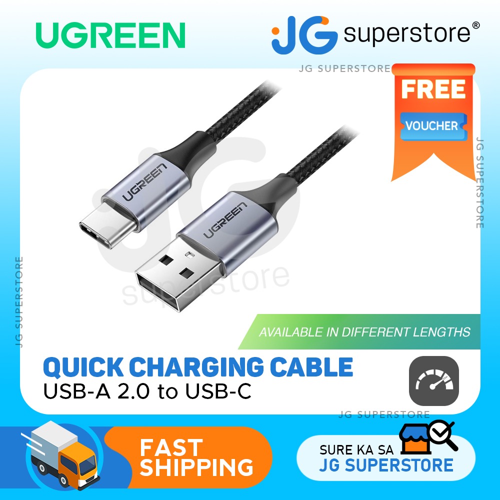 UGREEN USB-A 2.0 to USB-C Cable with Tinned Copper Core and Multiple ...