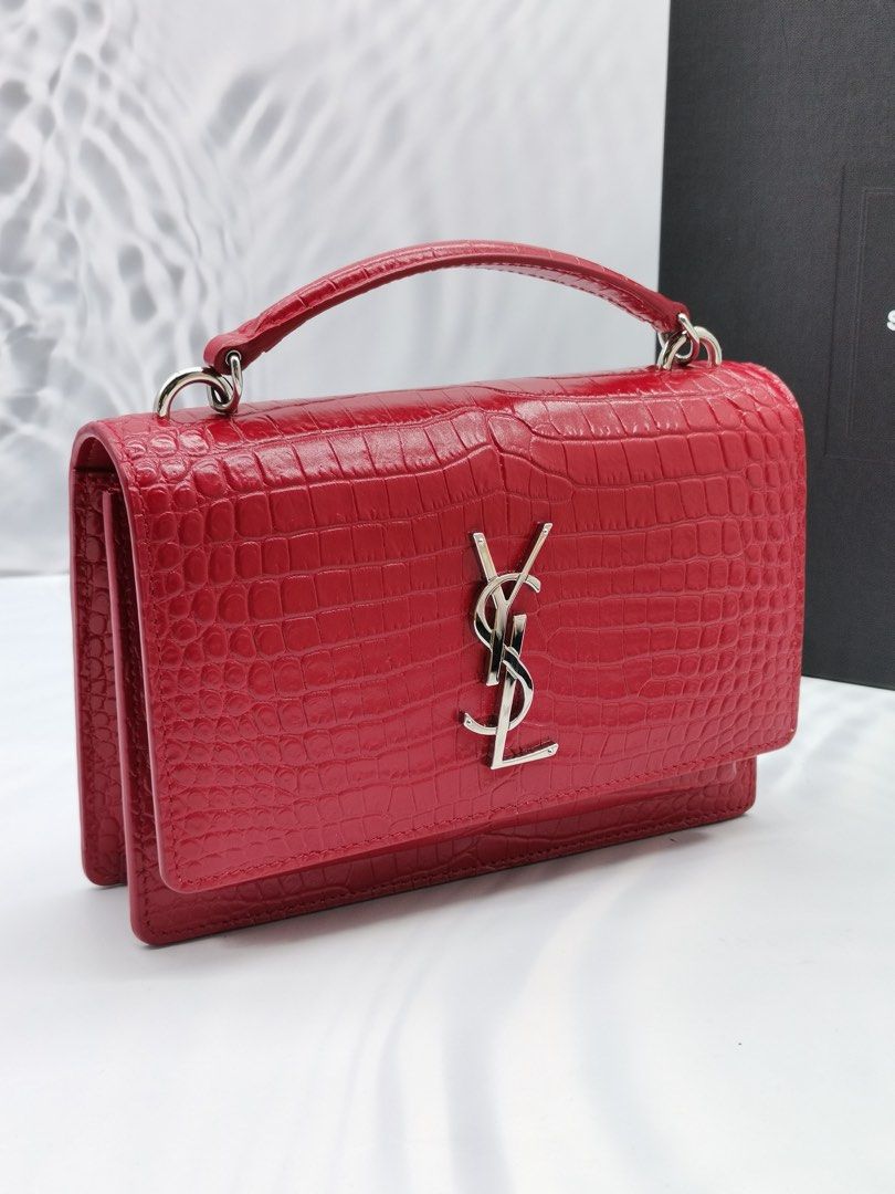 Saint laurent red crossbody store
