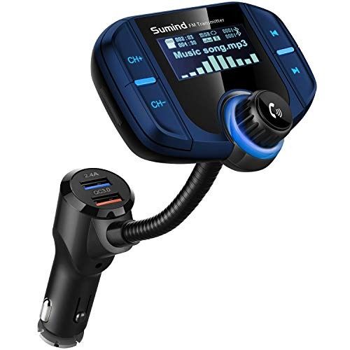 upgrade Version) Car Bluetooth FM Transmitter, Wireless Radio