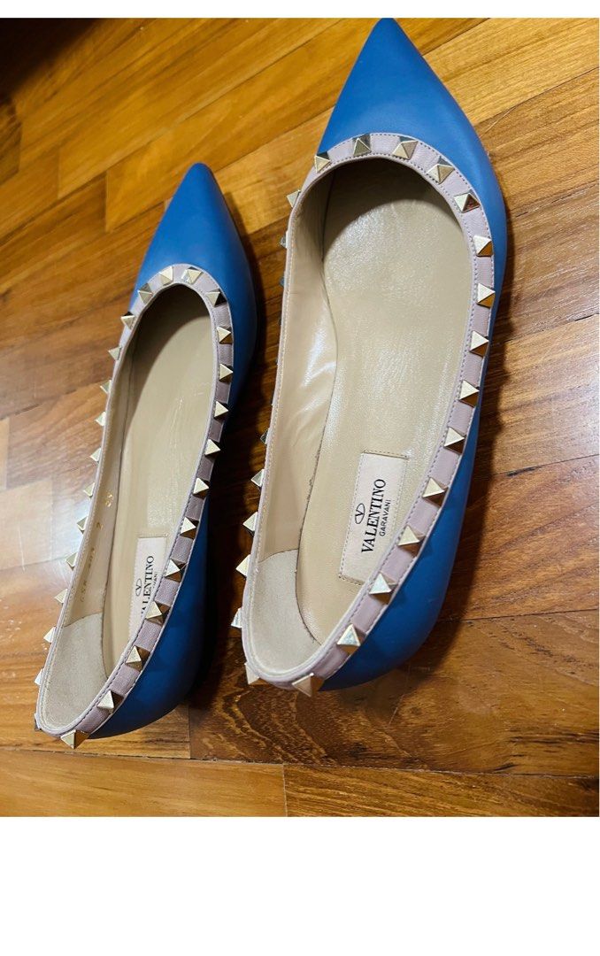 Valentino rockstud shop flats sizing
