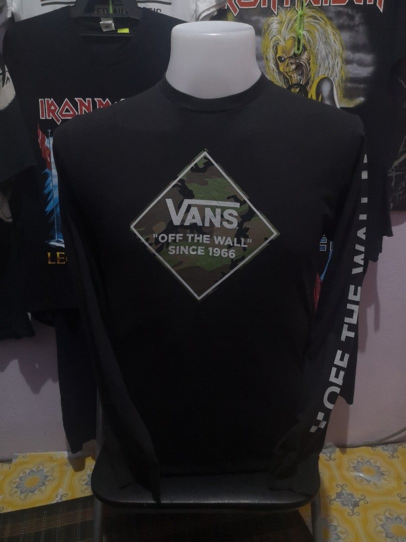 Kaos vans off the wall lengan panjang hotsell
