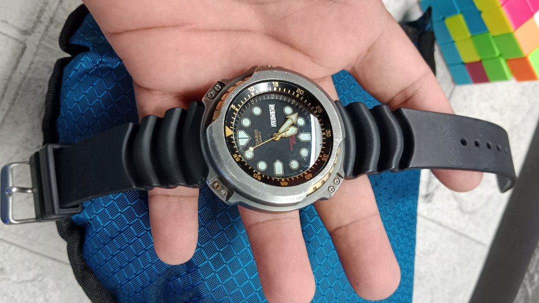 Very Rare Vintage Casio MQD 3000W Diver Excellent Condition
