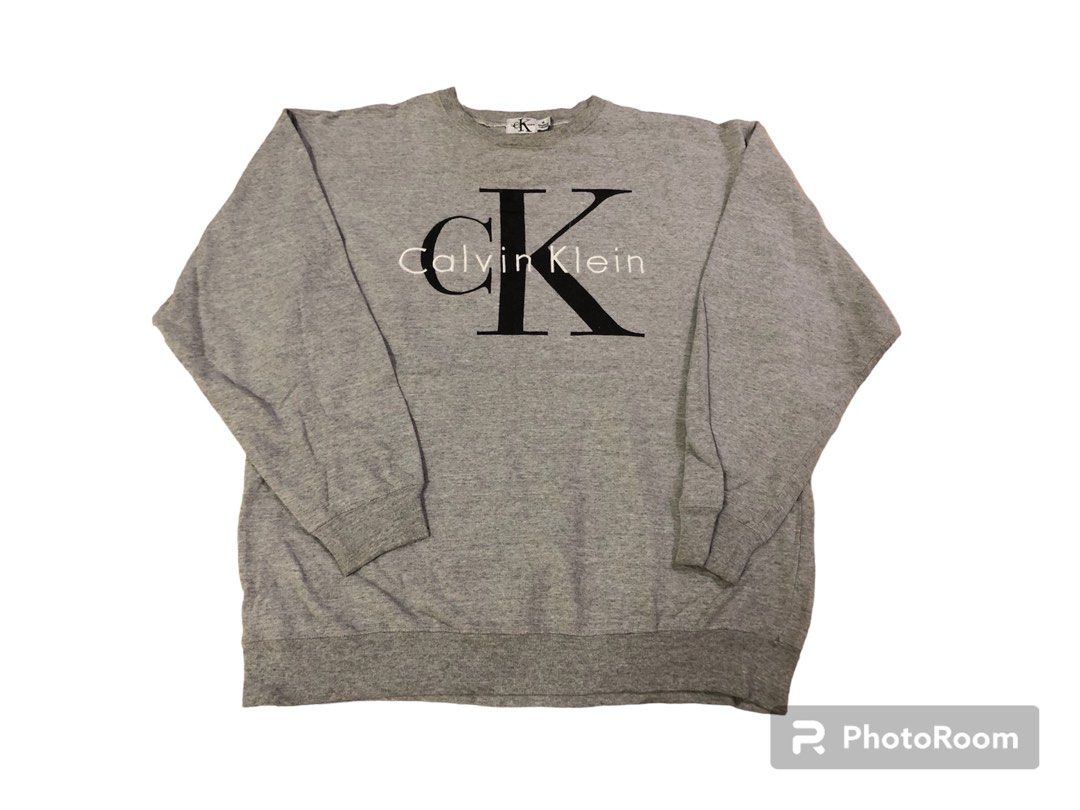 Vintage Calvin Klein Sweatshirt Biglogo CK Brand Biglogo Men s