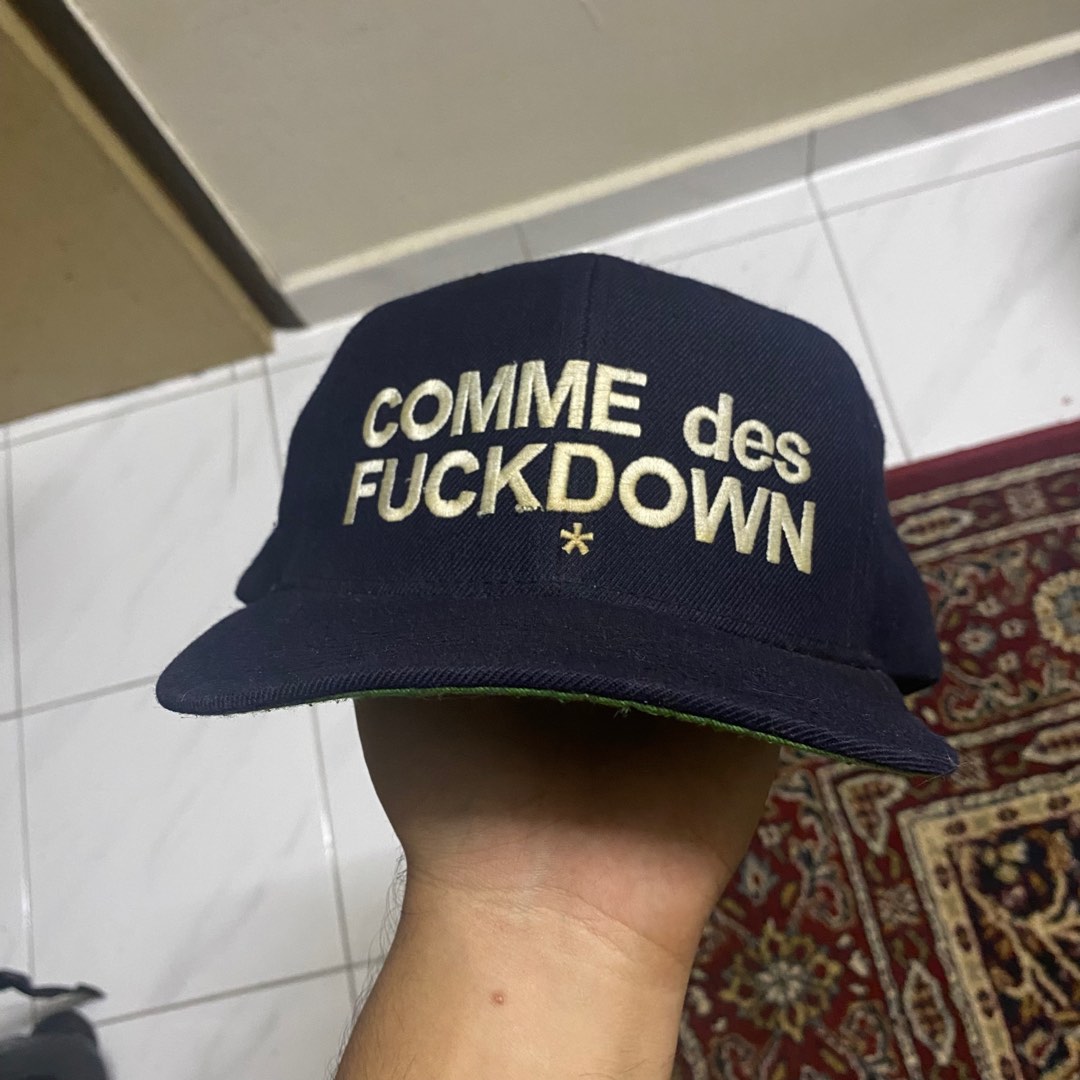 Vintage Comme Des Fuckdown Snapback, Men's Fashion, Watches ...