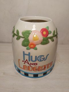Vintage Mary Engelbreit Porcelain Jar 9"