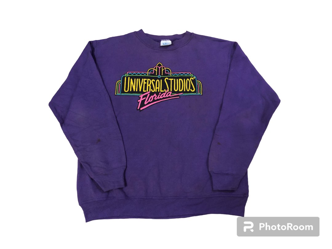 Vintage Universal Studio Sweatshirt Biglogo Men s Fashion Tops
