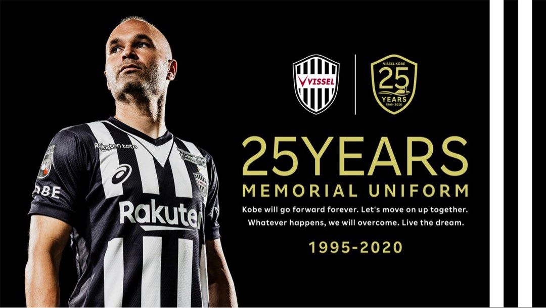 25th Anniversary Edition Vissel Kobe Black&White Thailand Soccer