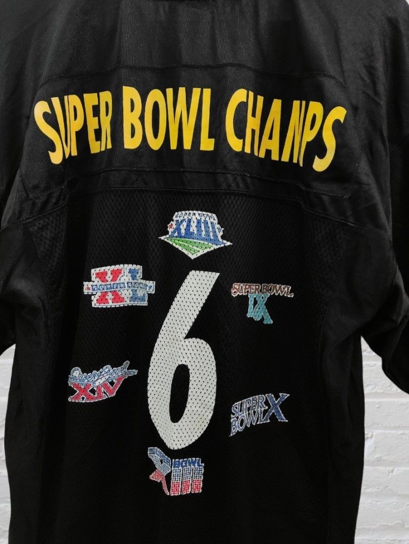 Steelers 6 online super bowl jersey