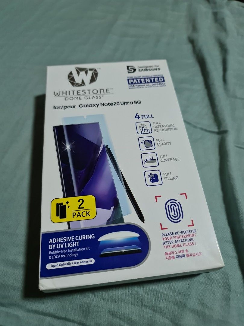 Whitestone Dome Glass Note 20 Ultra Glass Protector [Dome Glass