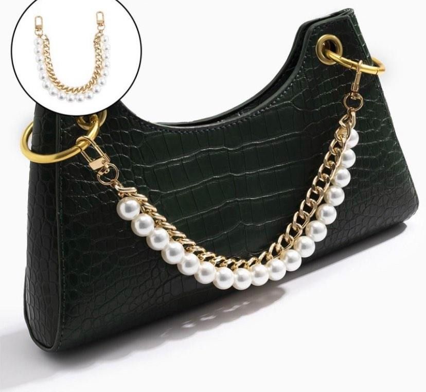 Gold chain handbag best sale strap
