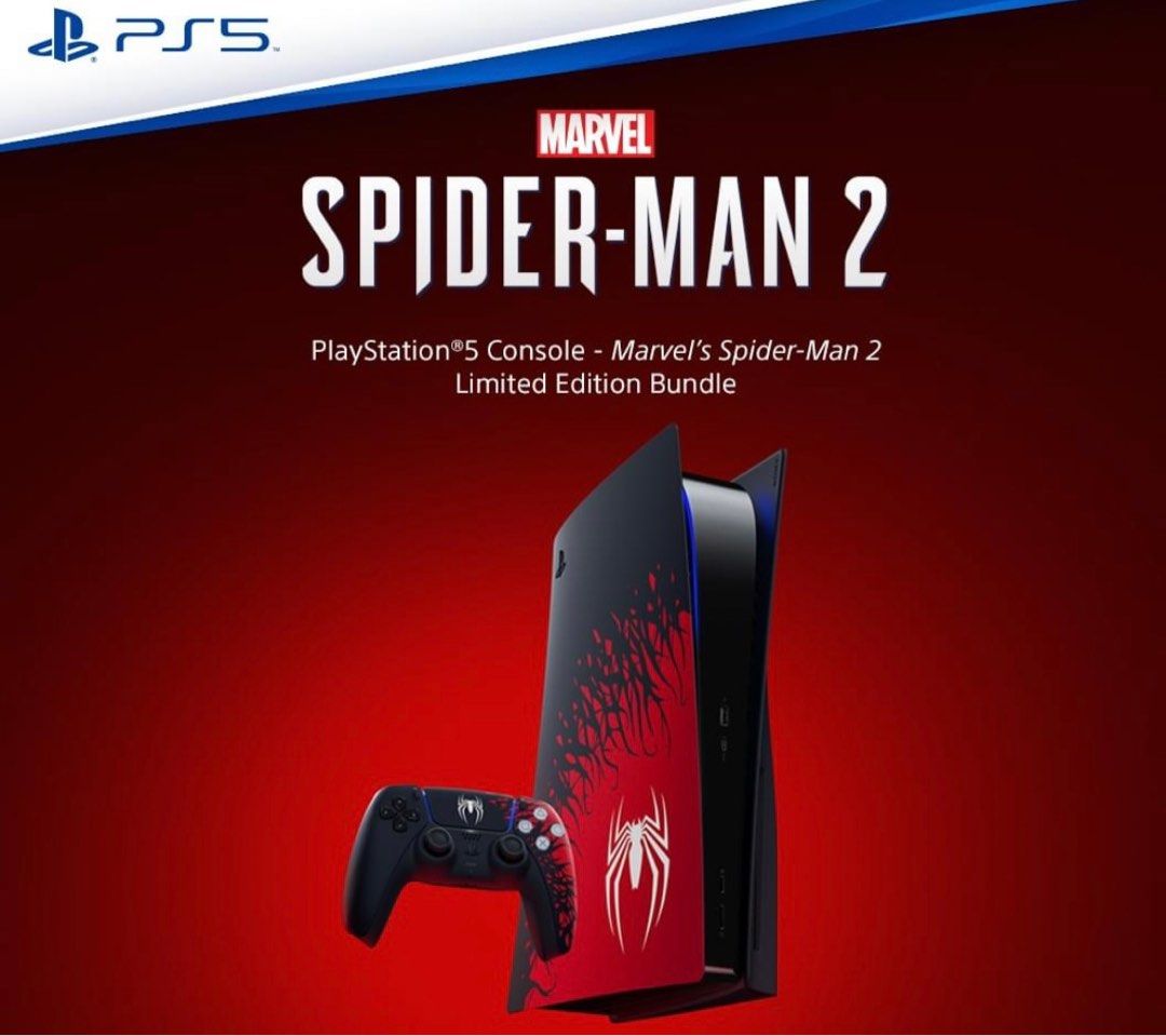 WTS Playstation 5 Spiderman 2 MY Set, Video Gaming, Video Game Consoles,  PlayStation on Carousell