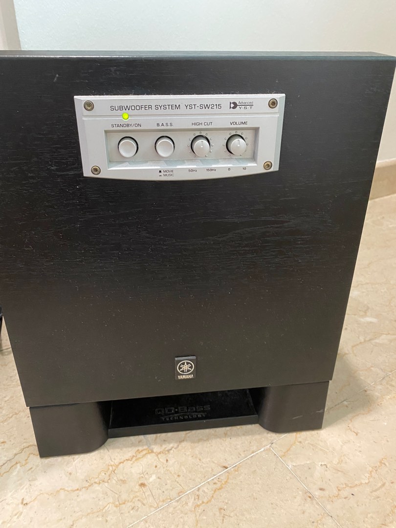 Yamaha YSTSW215 Subwoofer, Audio, Soundbars, Speakers & Amplifiers on