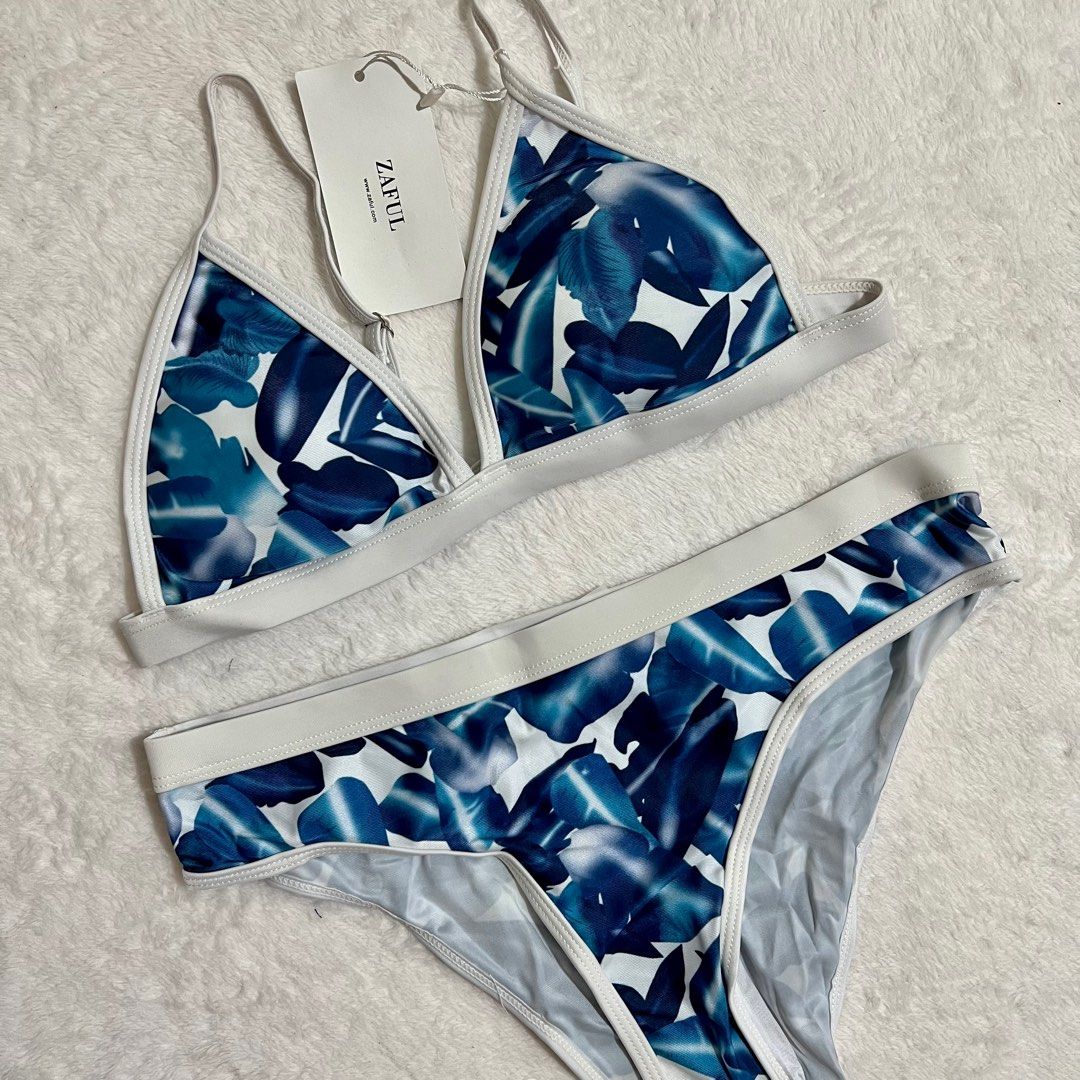 Zaful leaf bikini deals