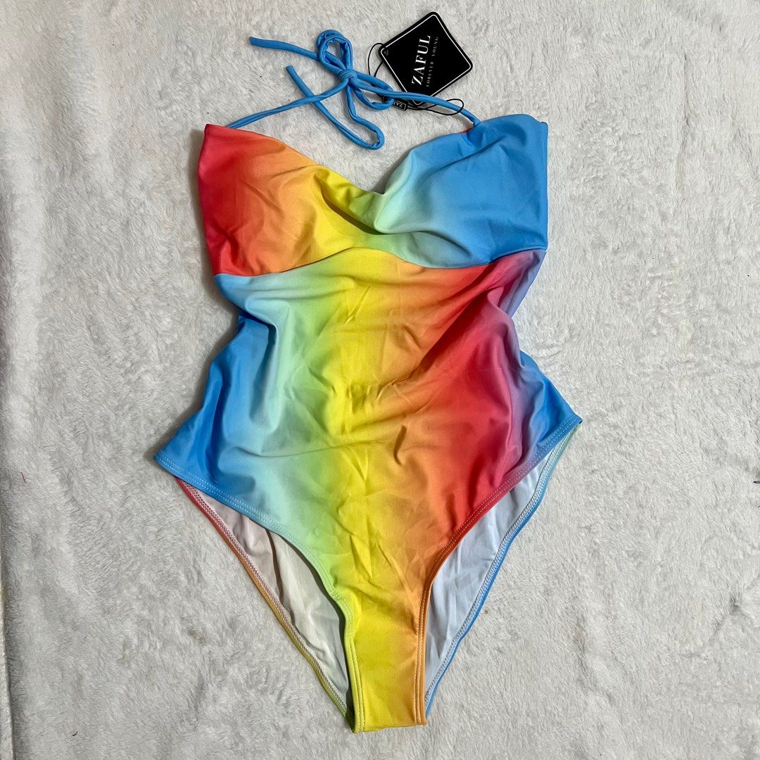 Zaful rainbow bikini on sale