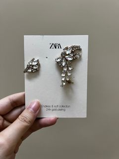 Zara Asymmetric Diamond Earring & Ear Climber