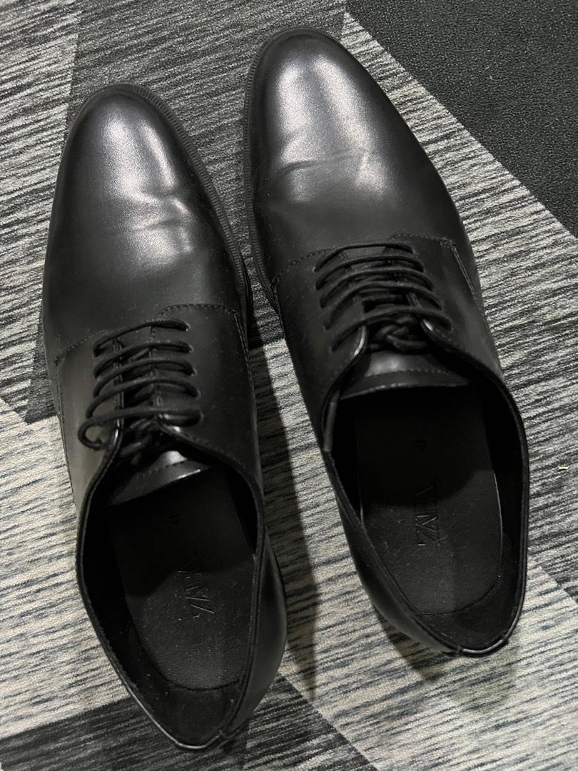 Zara men pig skin leather shoes size 40 (USED) - Shoes for sale in Bukit  Bintang, Kuala Lumpur