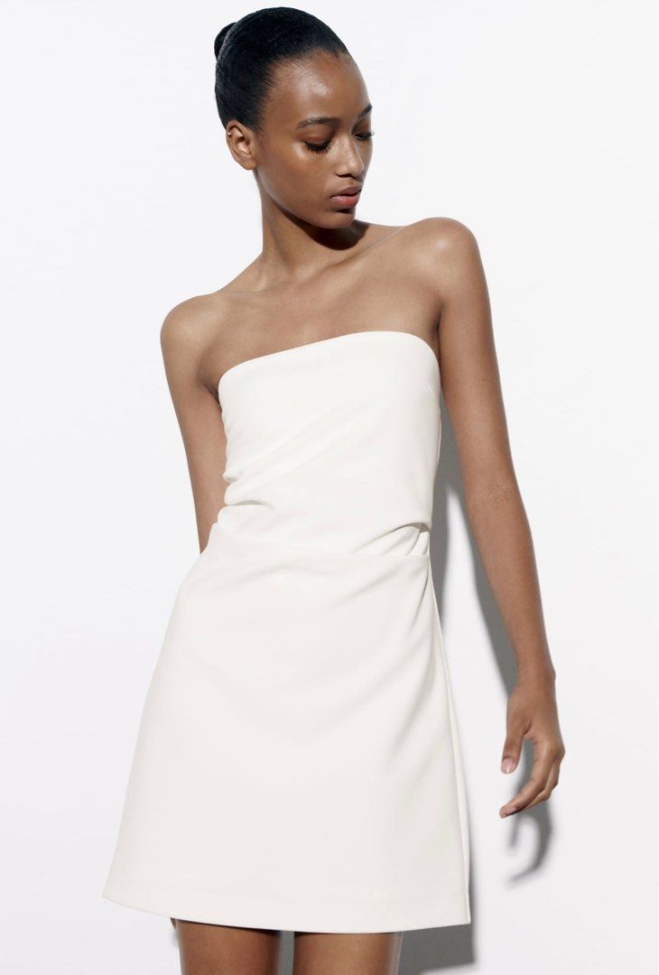 Zara ZW COLLECTION LACE STRAP DRESS | Place Rosemère