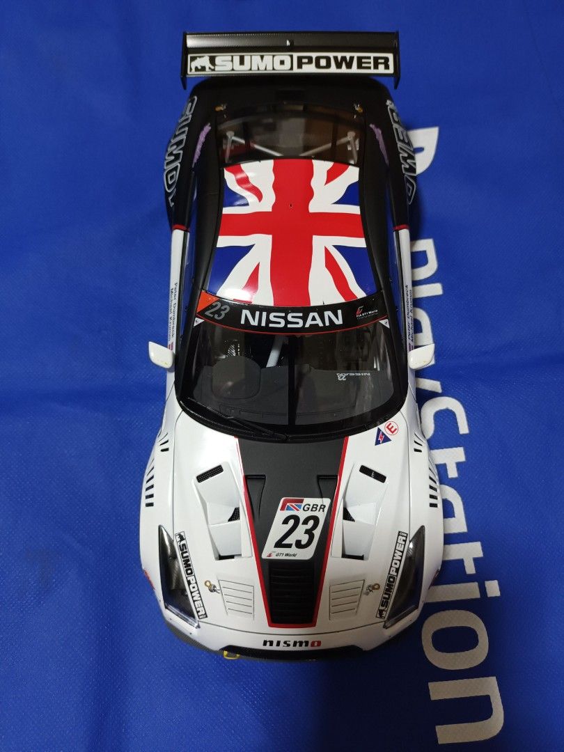 Sumo Racing R35 1:18 AUTOART NISSAN GTR R35 SUMO POWER GT, 興趣及遊戲, 玩具 & 遊戲類 - Carousell