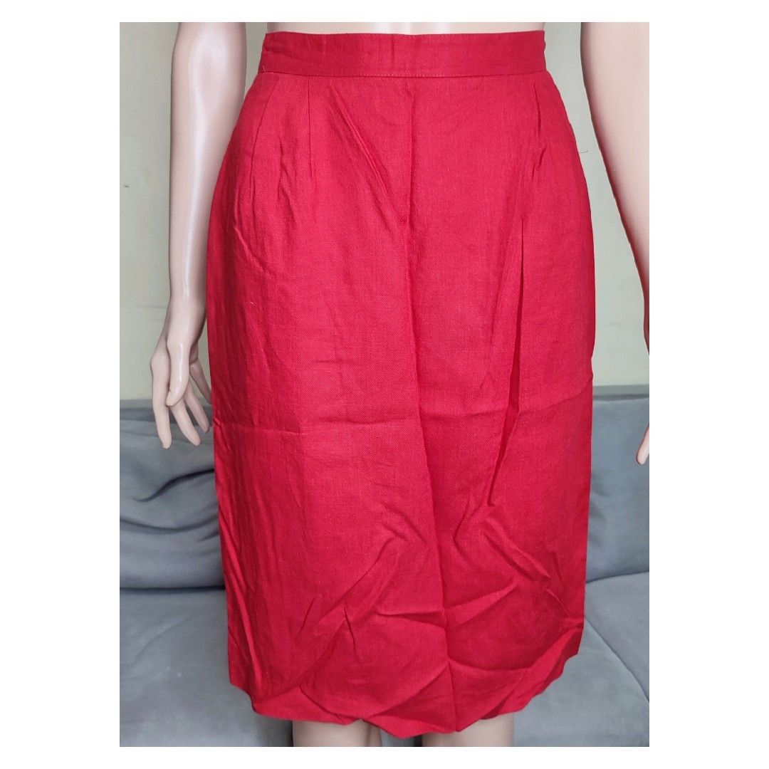 Nordstrom red shop pencil skirt