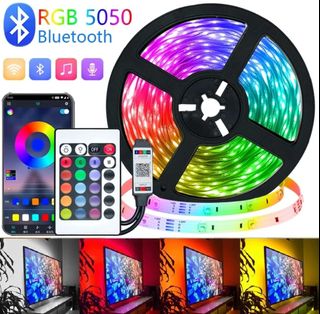 DC12V 32.8ft/10m 5050RGB Symphony LED Light Strip Kit With Mini 14 Key  Controller, Color Changing and Flexible Light Strip