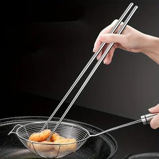 40cm Stainless Steel Long Chopsticks For Hot Pot/Noodles