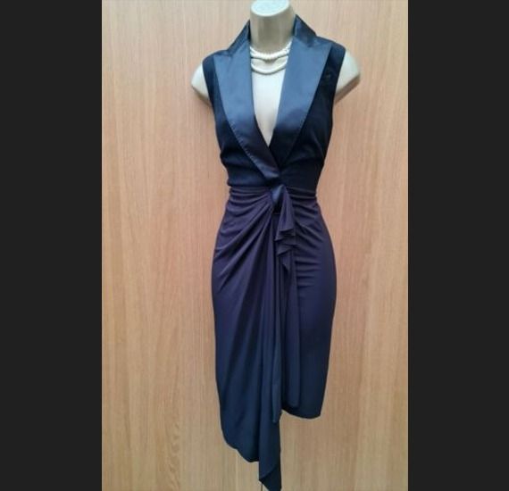 Karen millen hot sale folded crepe dress