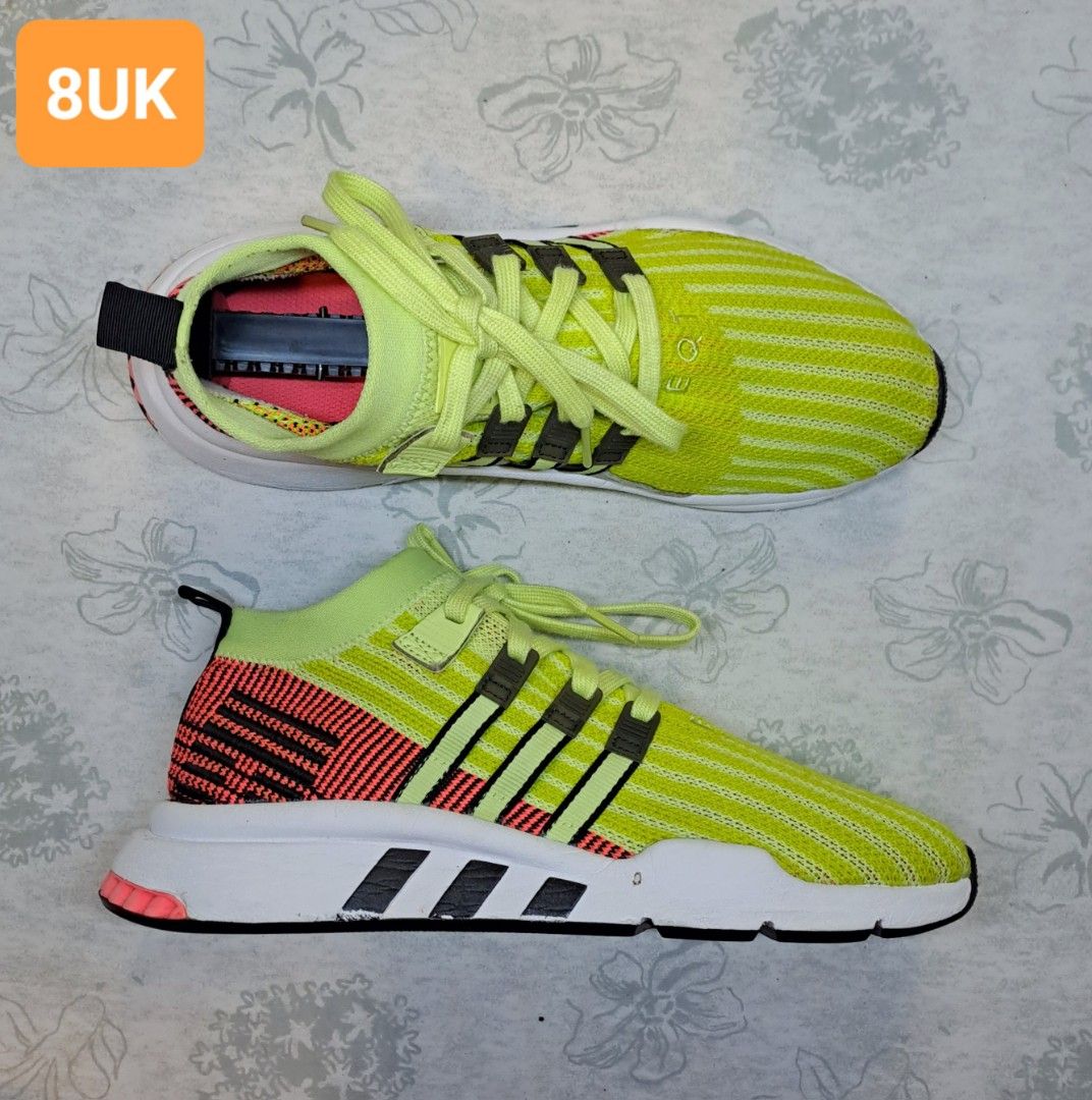 Originals eqt support mid online adv trainers in green b37436