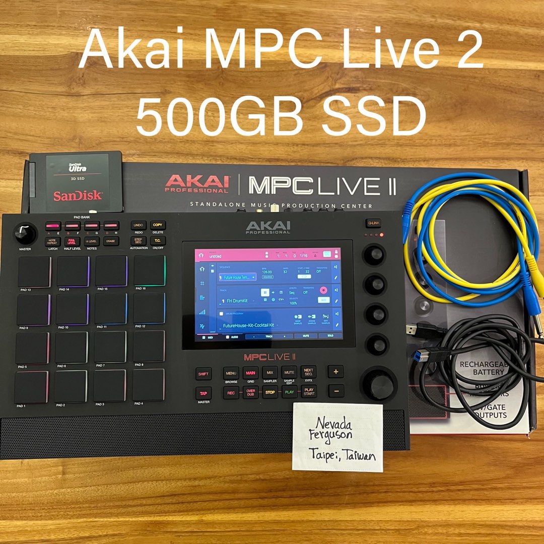 9.8/10 Akai MPC Live 2 w/ 500GB SSD/ 220+ Akai expansions, 興趣及