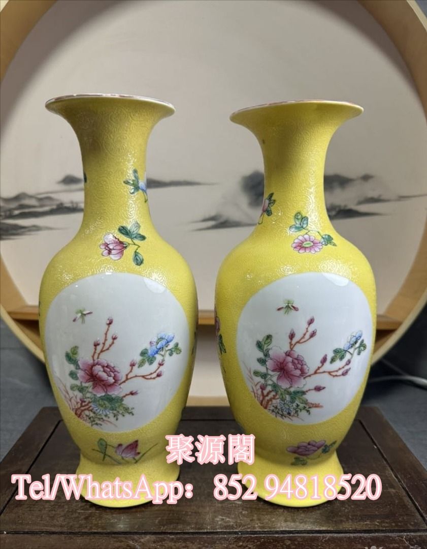 專業回收古董瓷器清代青花瓷民國陶瓷古玩花瓶50 60 70年代瓷器花樽雍正