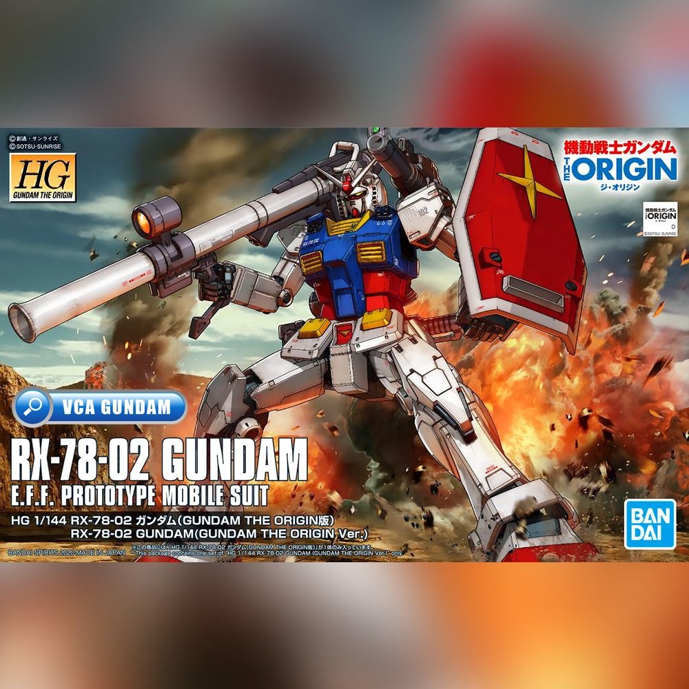 HG 1 144 RX-78-2 ガンダム THE ORIGIN ver. - ロボット