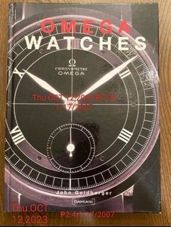 ©️ OMEGA Watches Books Made In USA Vintage₱2.4t  1/17/2007  Thu OCT 12,2023