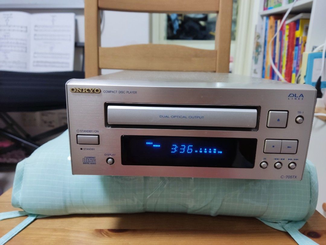 ONKYO C-705TX CDプレーヤー【ピックアップ新品 メンテナンス品】 - アンプ