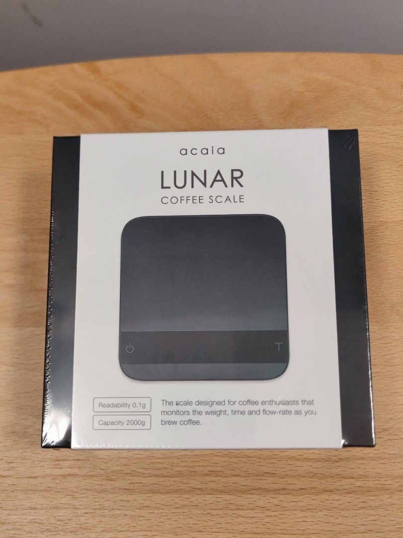 Acaia Lunar Coffee Scale (Black), 家庭電器, 廚房電器, 咖啡機及咖啡