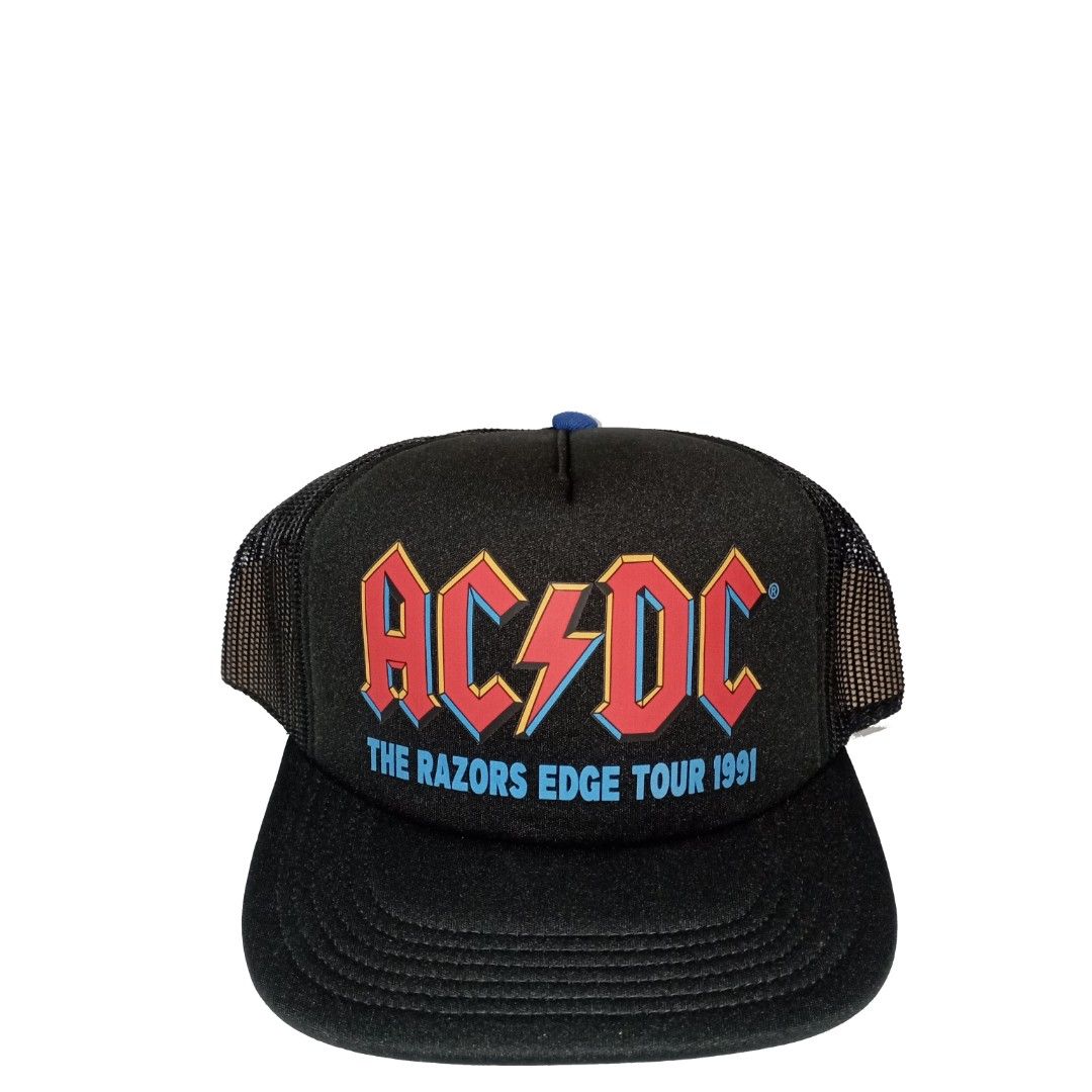 ACDC Tour Trucker Hat, Men's Fashion, Watches & Accessories, Caps ...