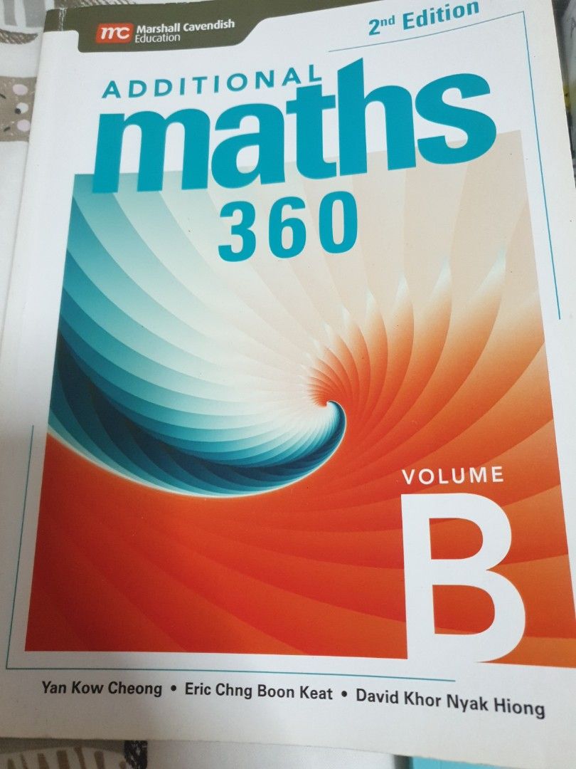 Additional Maths 360 TEXTBOOK A AND B, Hobbies & Toys, Books ...