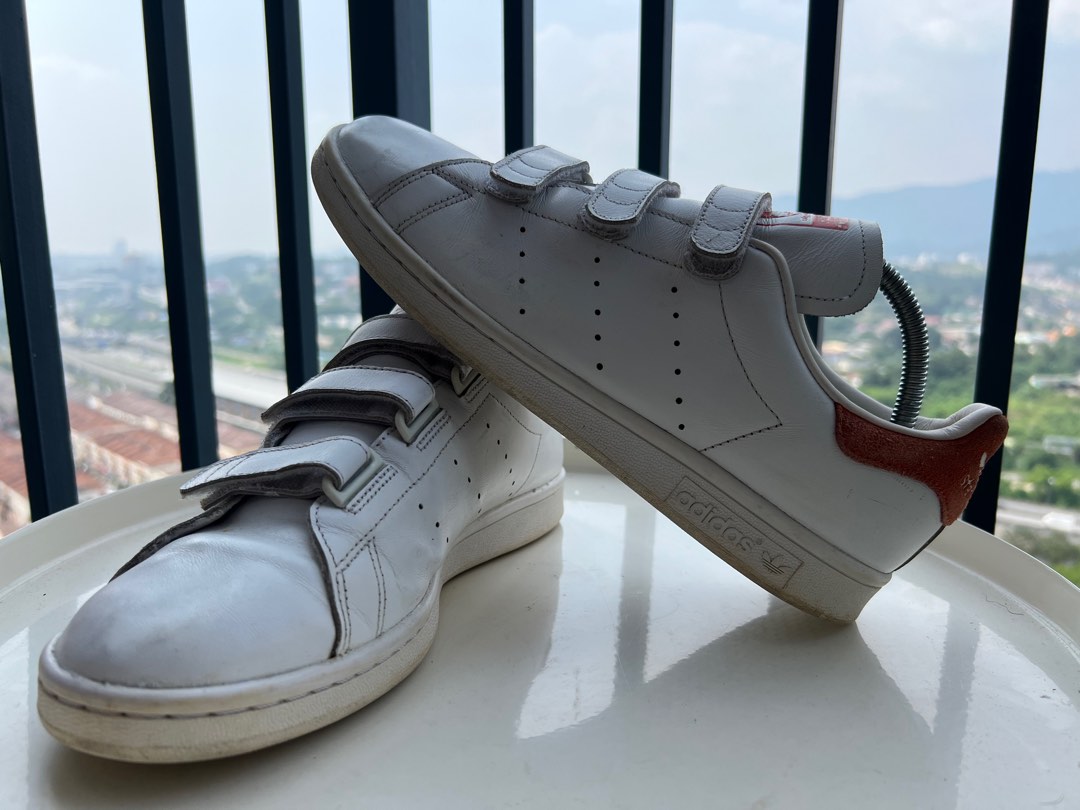 Adidas stan online smith velcro shoes