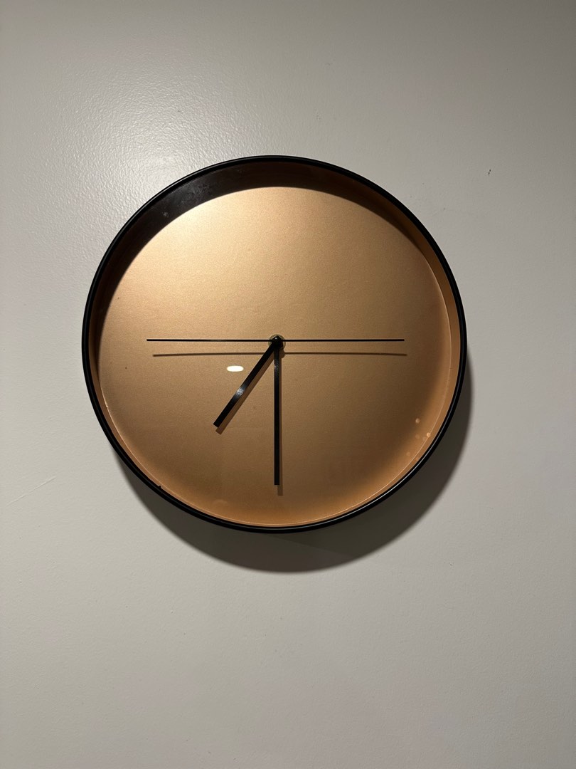 Aesthetic Kmart modern clock, Furniture & Home Living, Home Decor