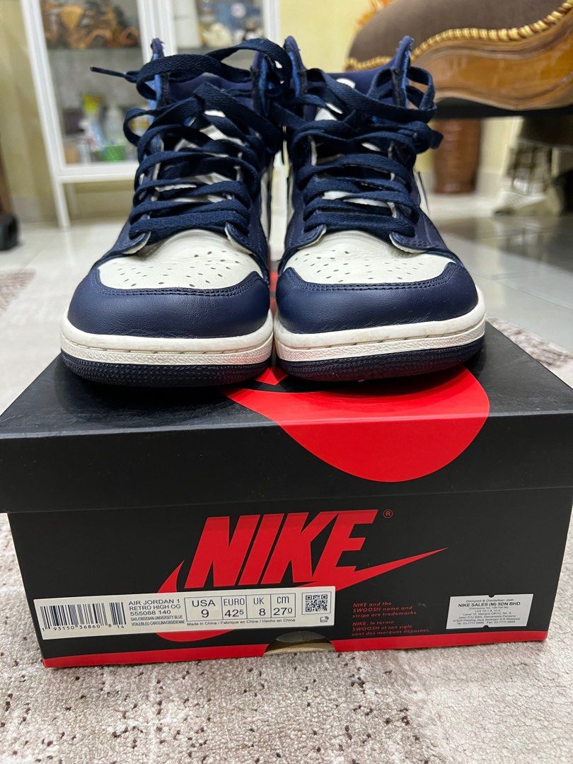 Air jordan 1 Men s Fashion Footwear Sneakers on Carousell