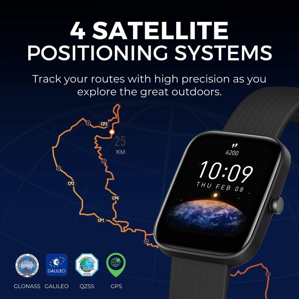 Amazfit bip built in gps on sale