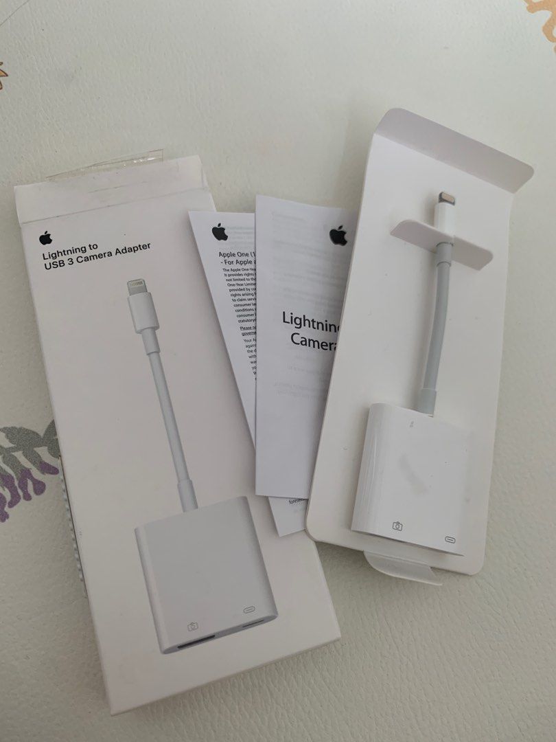 Apple Lightning - USB 3カメラアダプタ未開封