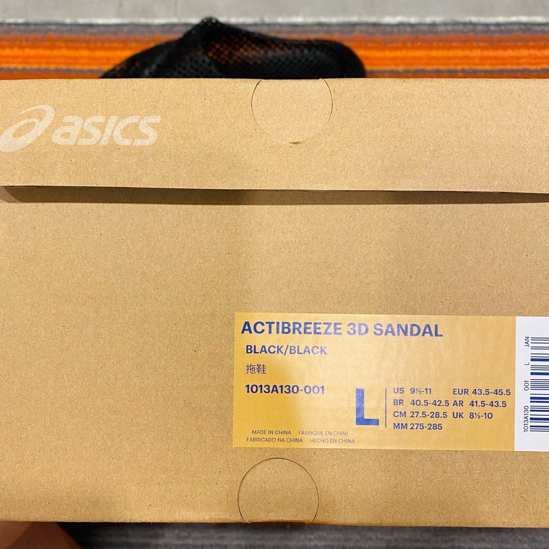 ASICS ACTIBREEZE 3D拖鞋 SANDAL 1013A130-001 全新 L號