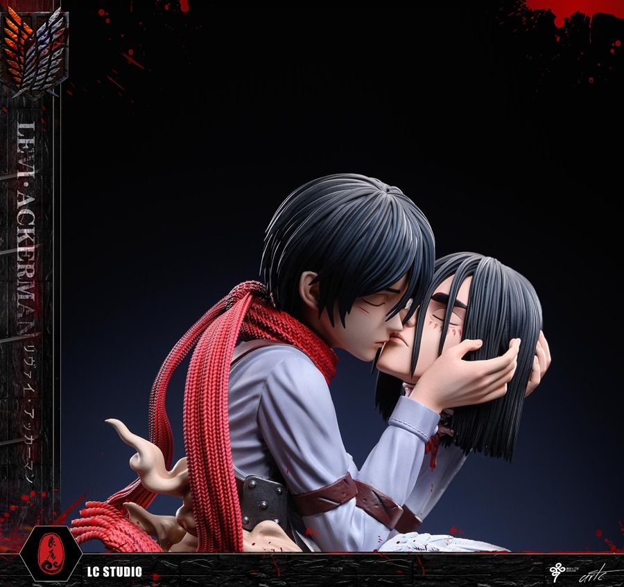 Attack On Titan Levi Ackerman X Mikasa LC Studio FREE