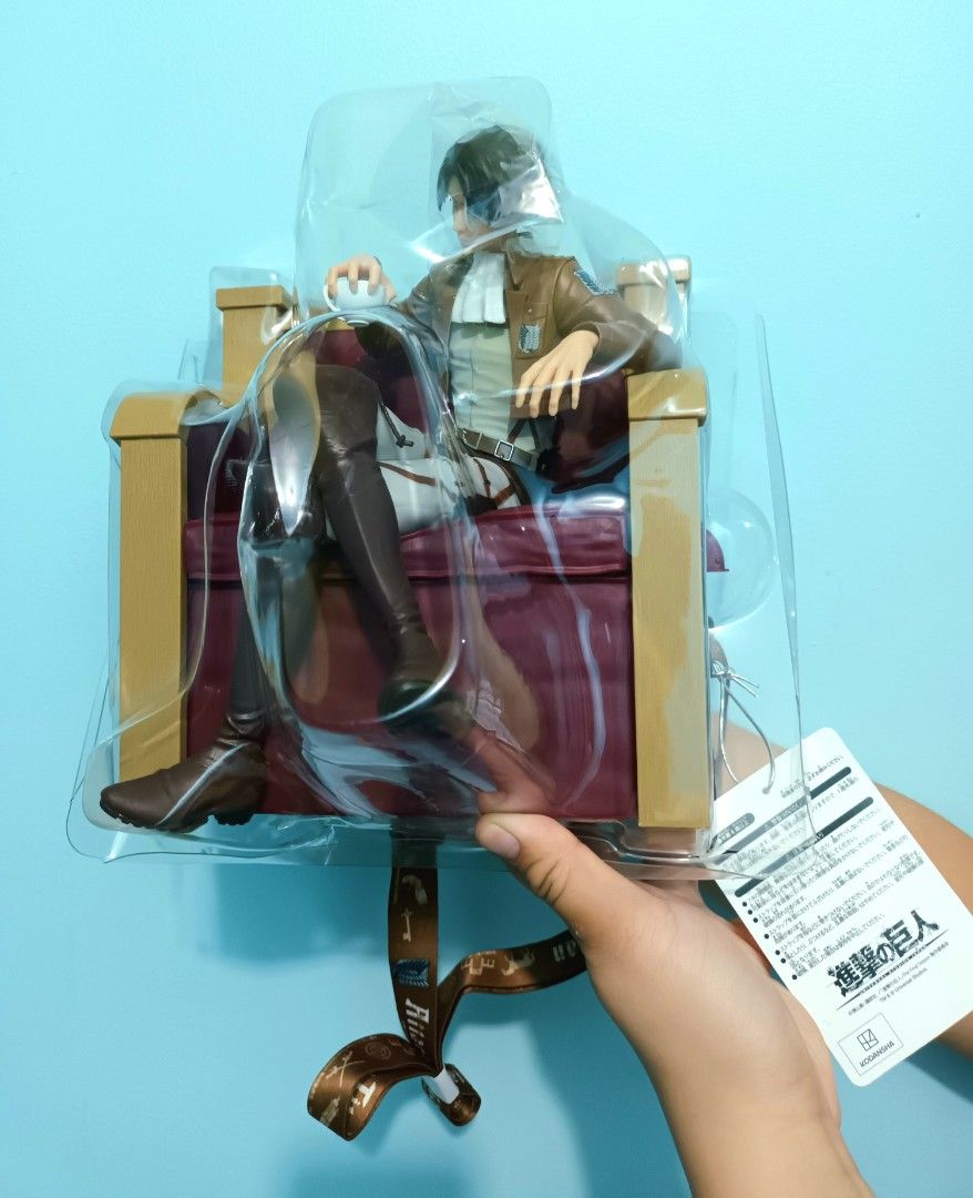 Attack on Titan Levi Popcorn bucket figure, Hobbies & Toys, Toys & Games on Carousell
