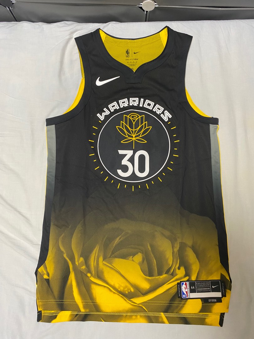 Golden State Warriors #30 Stephen Curry Gold NBA Swingman City Edition  Jersey in 2023